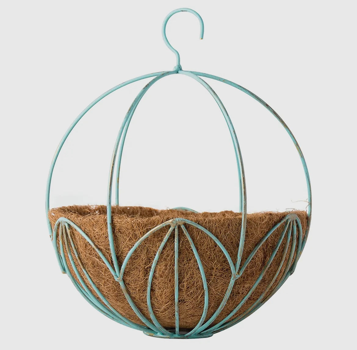 Sphere Metal Hanging Basket