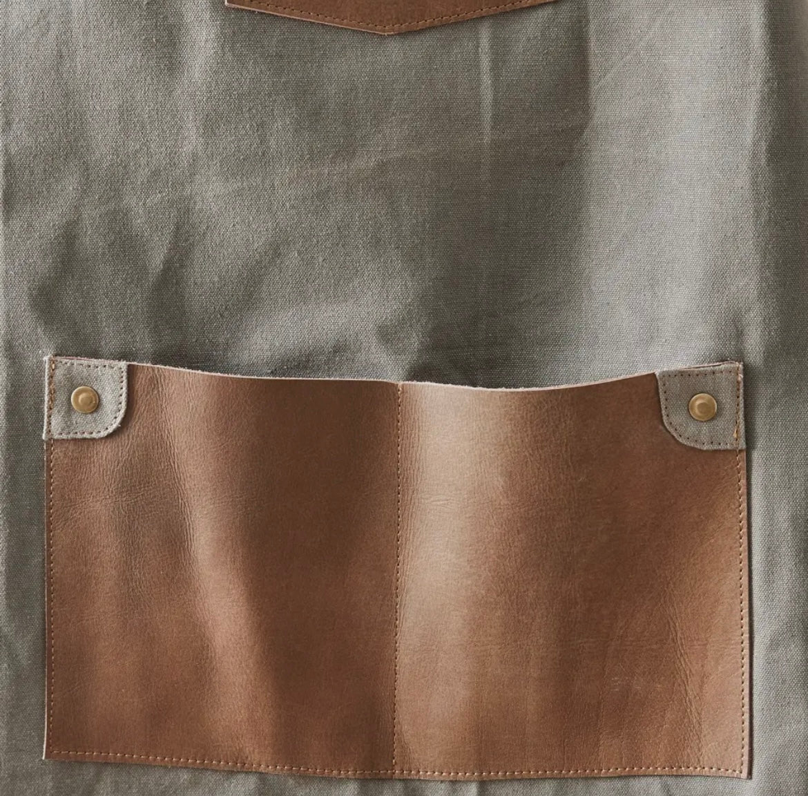 Canvas Utility Apron in Dark Gray