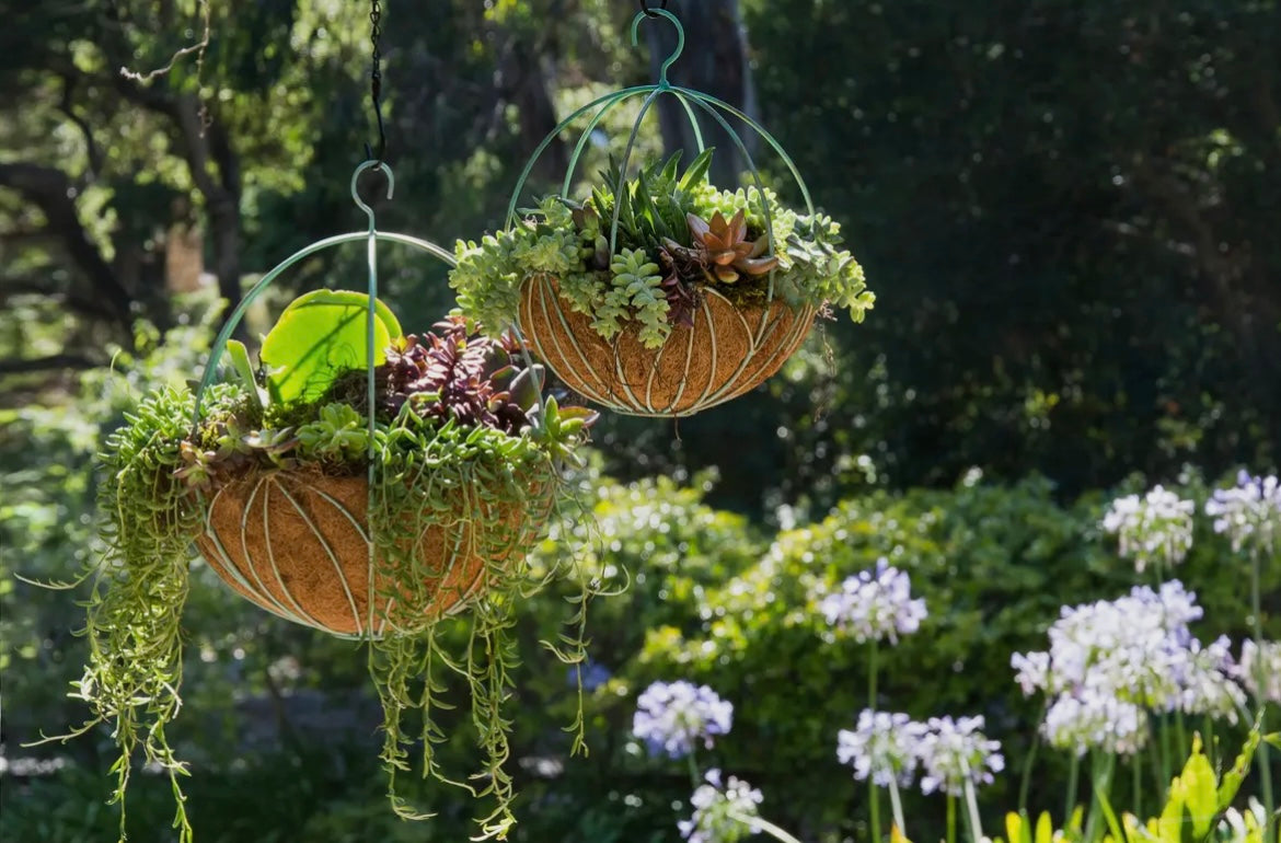 Sphere Metal Hanging Basket