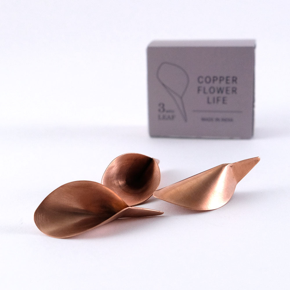 Copper Flower Life Leaf for Fresh Cut Stems