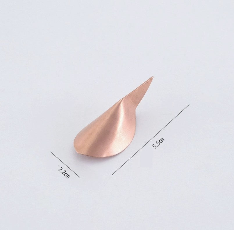 Copper Flower Life Leaf for Fresh Cut Stems