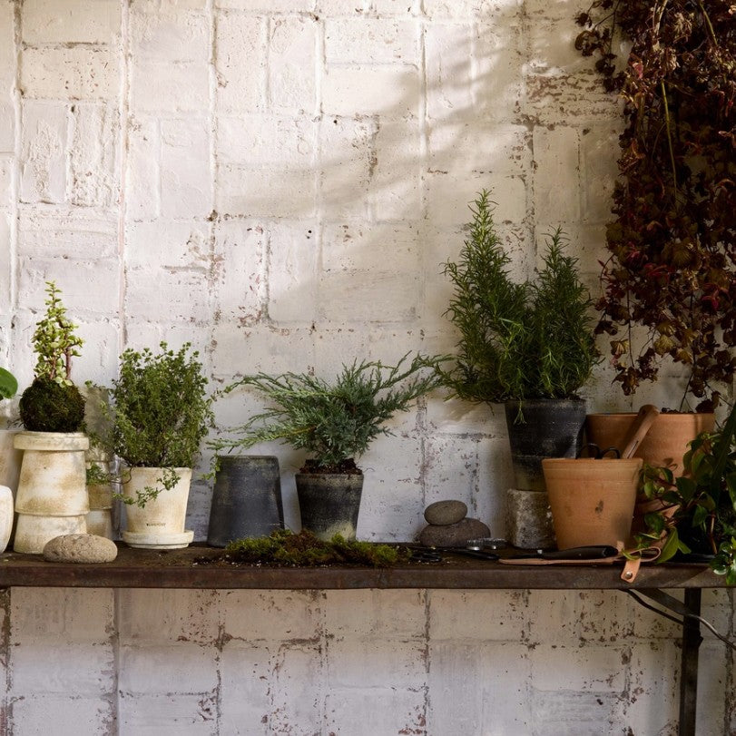 Grey Patina Planter