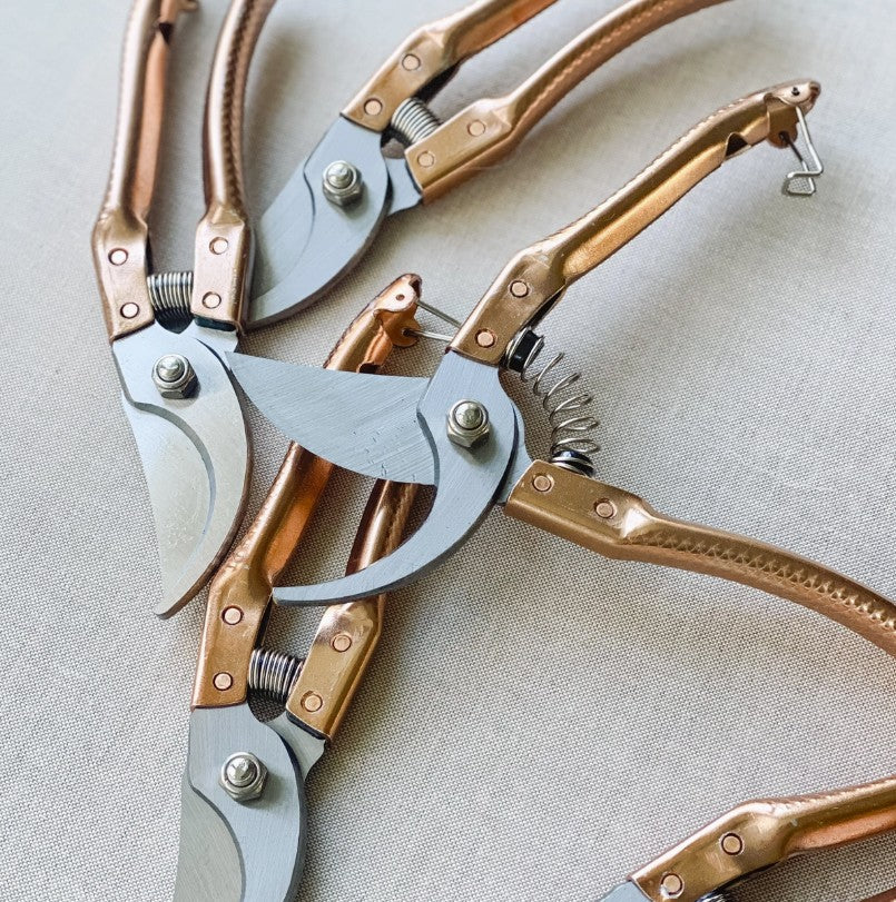 Copper Handle Garden Secateurs