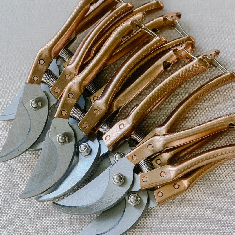 Copper Handle Garden Secateurs